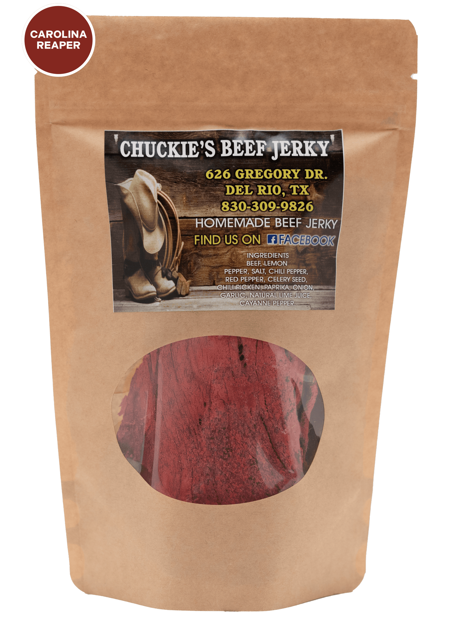 Carolina Reaper Beef Jerky