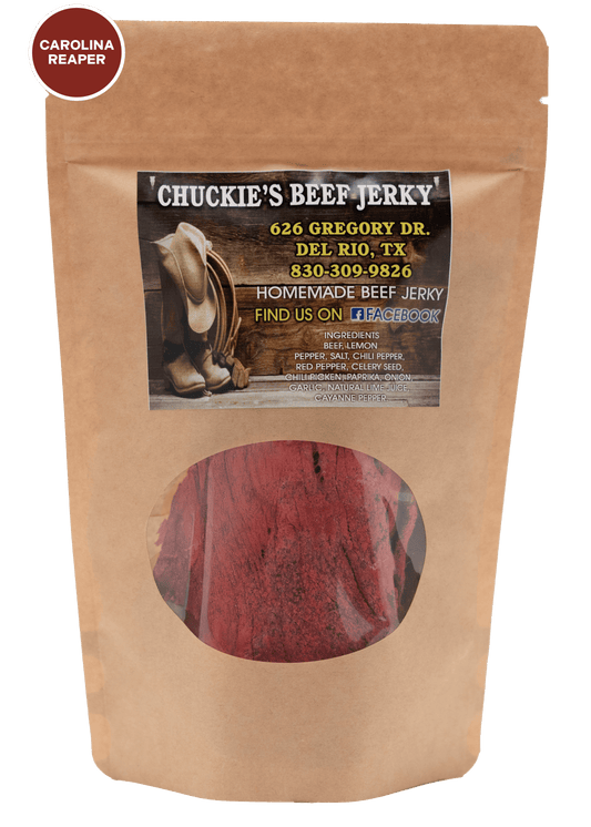 Petit sac de bœuf séché Carolina Reaper