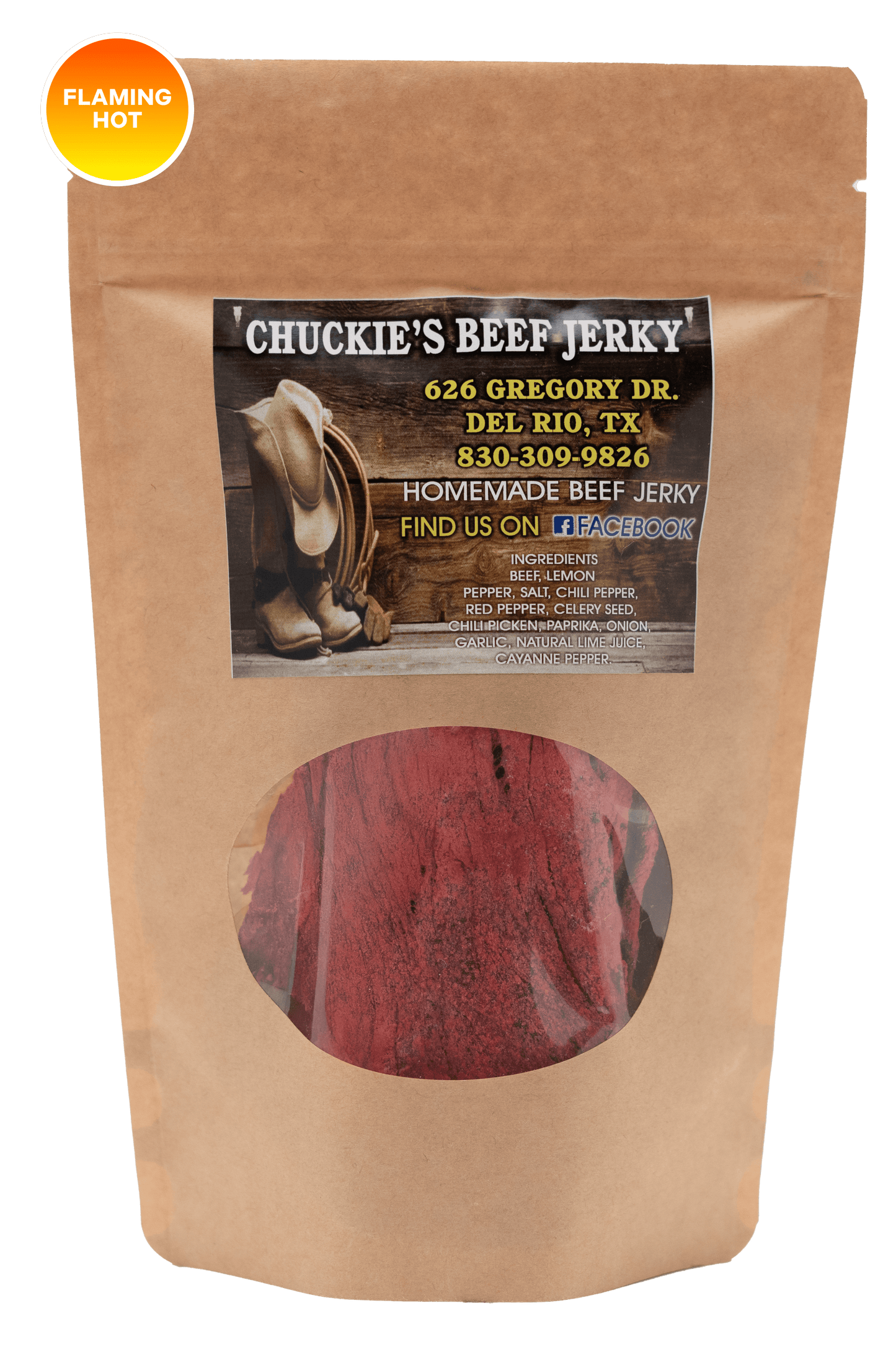 Flaming Hot Beef Jerky
