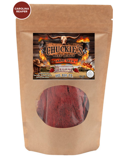Petit sac de bœuf séché Carolina Reaper