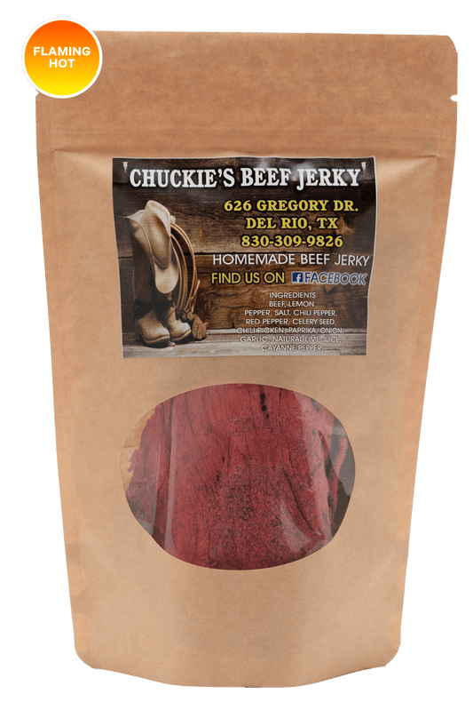 Flaming Hot Beef Jerky Medium Bag