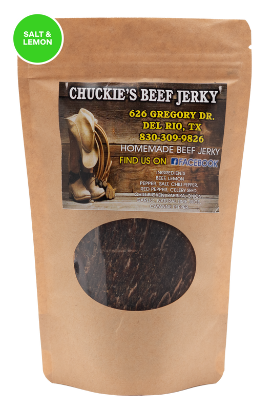 Salt & Lemon Beef Jerky Large Bag