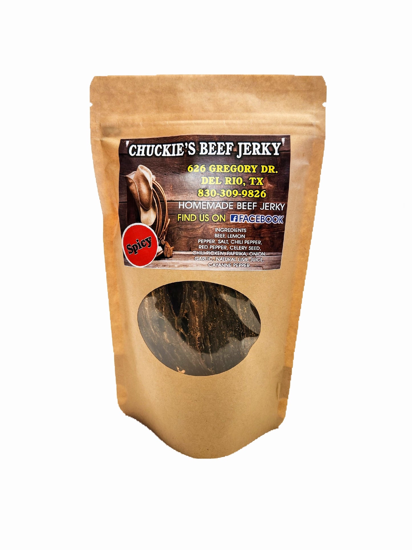 Spicy Beef Jerky Small Bag